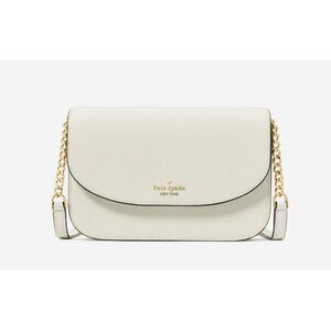 New Kate Spade Kristi Crossbody Refined Grain Leather Meringue